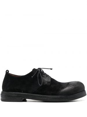 Zamšādas derbija stila kurpes Marsell melns
