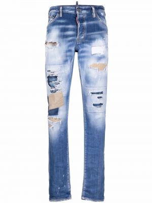 Jeans med normal passform Dsquared2 blå