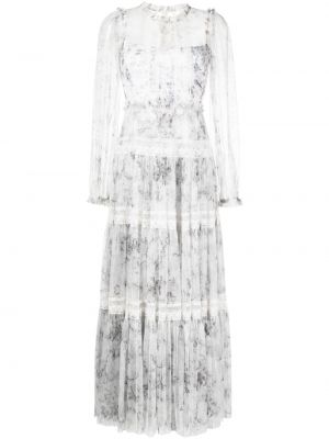 Прозрачна макси рокля с дантела Needle & Thread