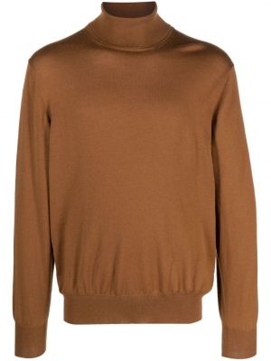 Вълнен пуловер D4.0 кафяво
