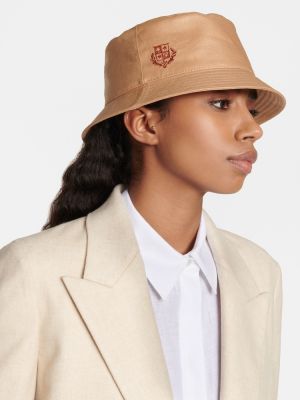 Sombrero de lino Loro Piana marrón
