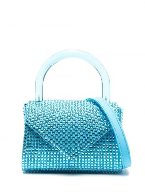 Nakupovalna torba s kristali Gedebe modra