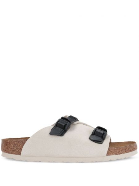 Mokka nauhalliset sandaalit Birkenstock valkoinen