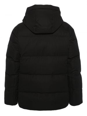 Péřová bunda s kapucí Descente Allterrain černá