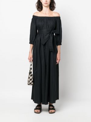 Černé bavlněné dlouhé šaty P.a.r.o.s.h.