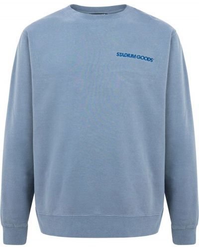 Rund hals brodert sweatshirt Stadium Goods® blå