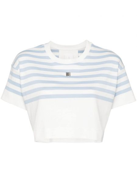 Stribet t-shirt Givenchy hvid