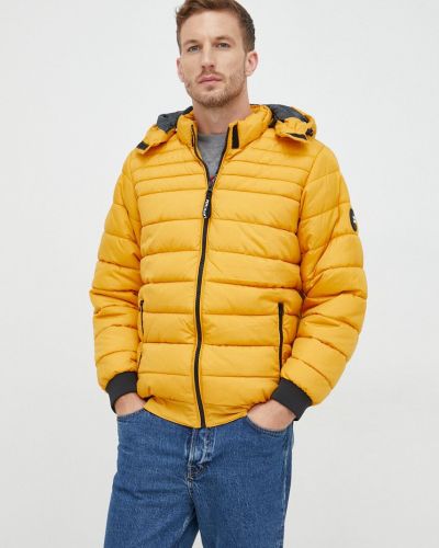 Téli kabát Pepe Jeans sárga
