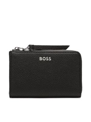 Czarny portfel Boss
