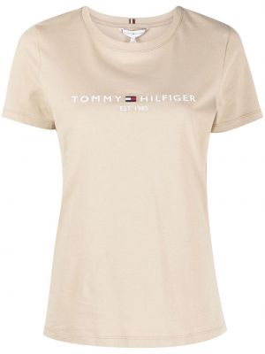 Camicia Tommy Hilfiger, beige