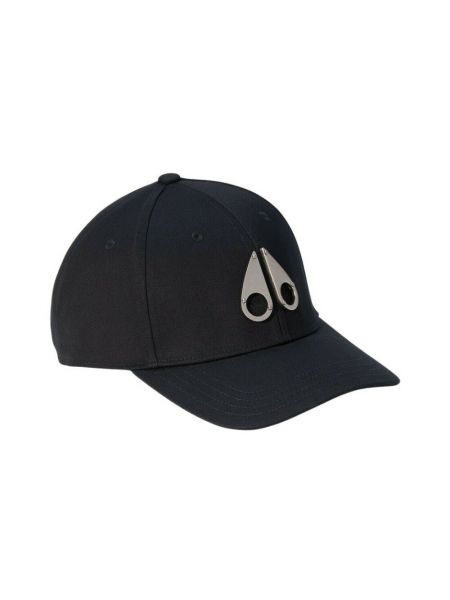 Czarna czapka z daszkiem Moose Knuckles