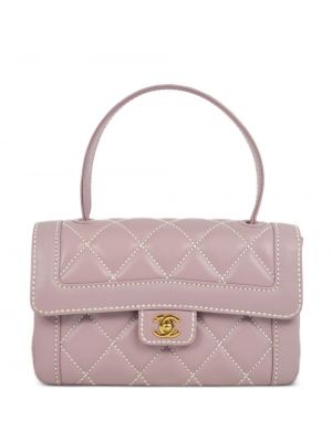 Τσάντα shopper Chanel Pre-owned μωβ