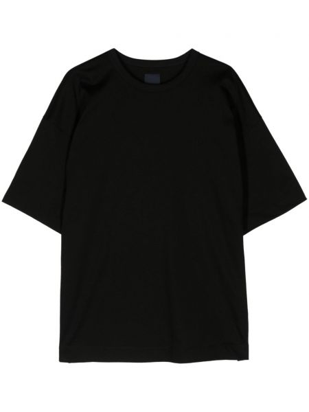 Βαμβακερή μπλούζα με κέντημα Juun.j μαύρο