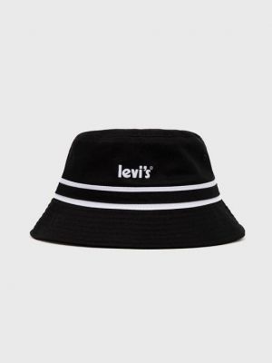 Хлопковая шляпа Levi’s® черная