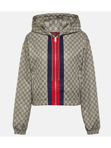 Chaqueta de tela jersey Gucci beige