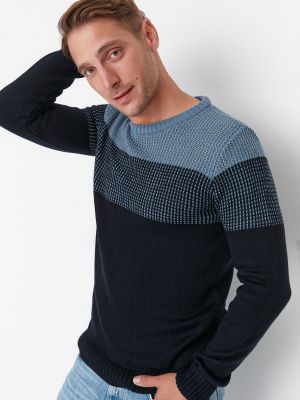 Sweter Trendyol niebieski