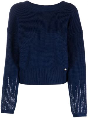 Вълнен пуловер с v-образно деколте Liu Jo