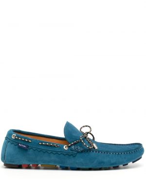 Pantofi loafer cu funde din piele de căprioară Ps Paul Smith albastru