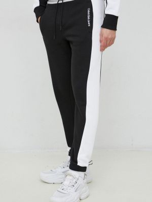 Calvin Klein Jeans melegítőnadrág fekete, mintás