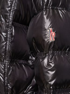 Nylonowa kurtka puchowa Moncler Grenoble czarna