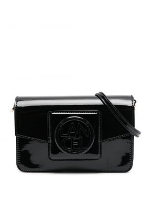 Lær clutch Lancel svart