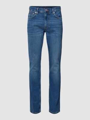 Proste jeansy z kieszeniami Tommy Hilfiger niebieskie