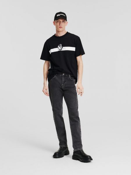 Blugi Karl Lagerfeld Jeans negru