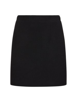 Mini suknja od tvida Alessandra Rich crna