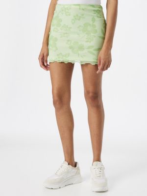Mini suknja Tally Weijl zelena