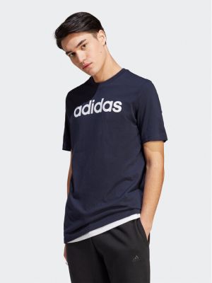 Jersey hímzett póló Adidas kék