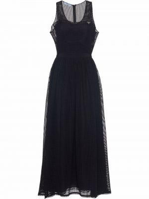 Коктейлна рокля без ръкави Prada черно