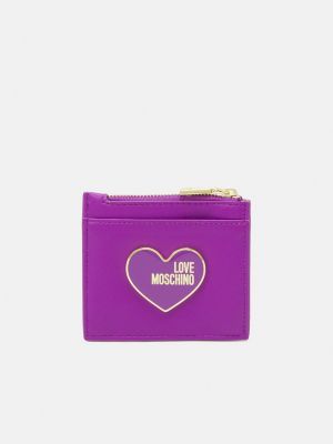 Кошелек Love Moschino фиолетовый
