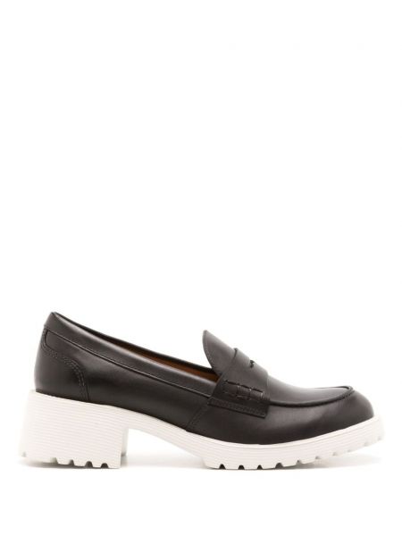 Mocassins en cuir Sarah Chofakian noir