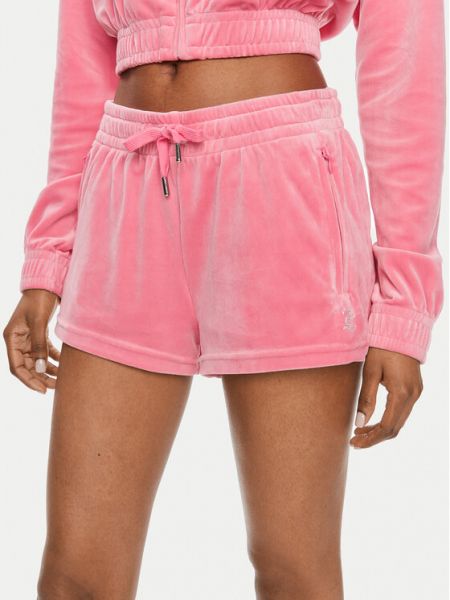 Pantaloni scurți de sport Juicy Couture roz