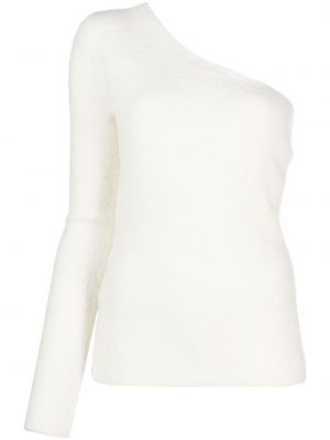 Кашмирен пуловер Lisa Yang бяло