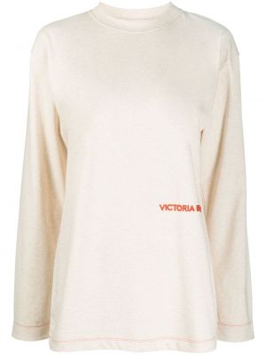 T-krekls ar izšuvumiem Victoria Beckham