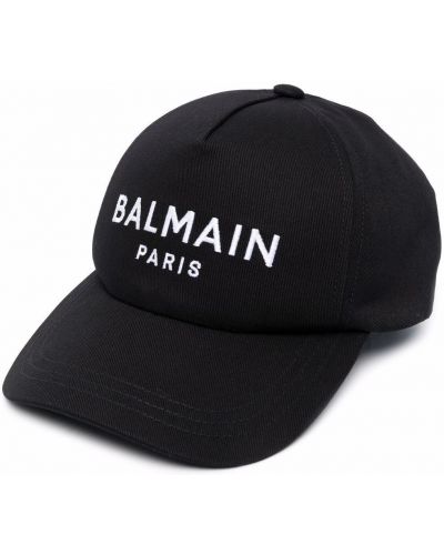 Haftowana czapka z daszkiem Balmain