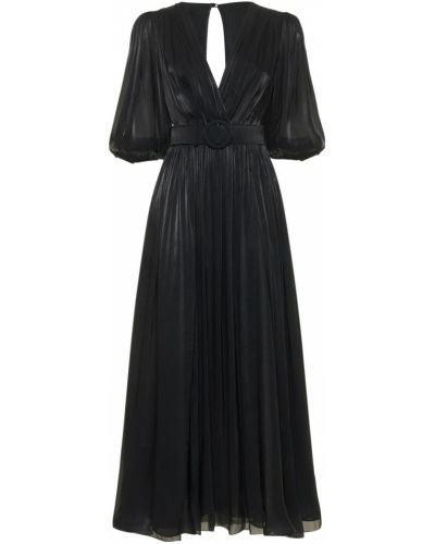 Midi šaty Costarellos černé