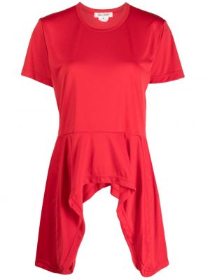 Tričko s vysokým pasem Comme Des Garçons červené