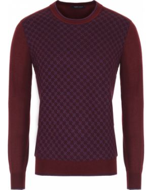 Кашемировый свитер Bertolo Luxury Menswear бордовый
