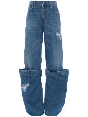 Straight fit džíny s oděrkami Jw Anderson