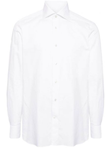 Pamučna dugačka košulja Zegna bijela