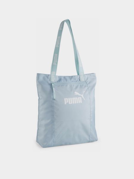 Голубая сумка шоппер Puma