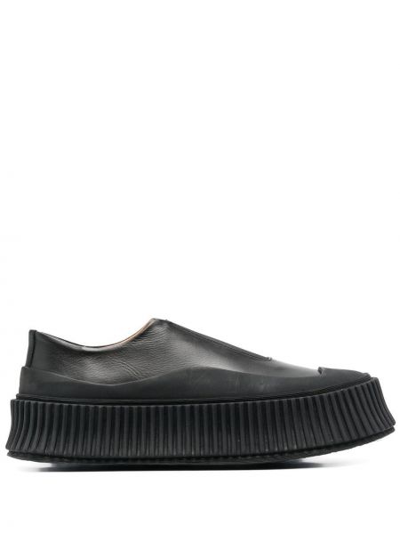 Sneakers με πλατφόρμα slip-on Jil Sander μαύρο