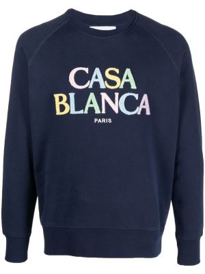 Sweatshirt Casablanca blå