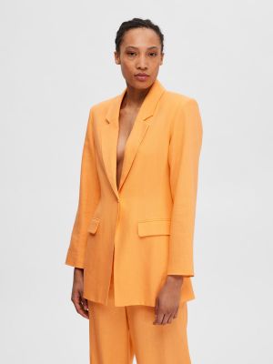 Blazer Selected Femme arancione