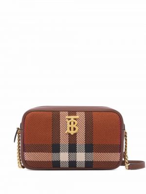 Strikket mini bag Burberry brun