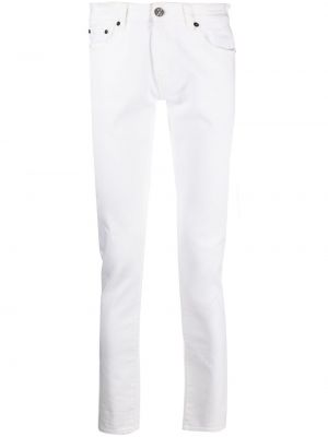 Bílé slim fit skinny džíny Pt05