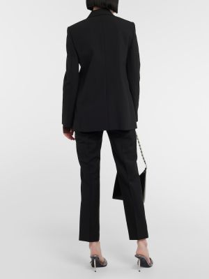 Blazer plisado de crepé Givenchy negro