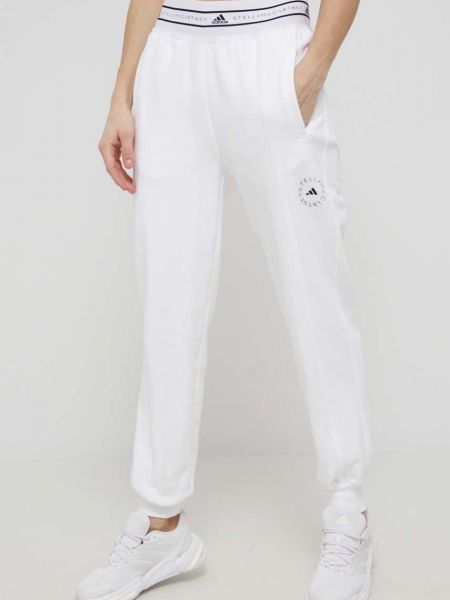 Спортивні брюки з принтом Adidas By Stella Mccartney, білі
